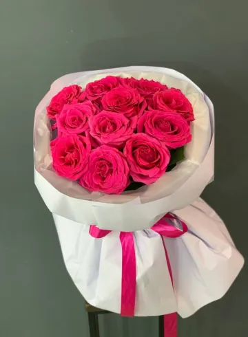 11 роз для любимой от интернет-магазина цветов в 