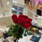 9 тюльпанов с оформлением от интернет-магазина «Ромашка»в Ульяновске